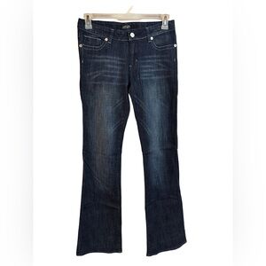 Junior Girl’s Dark Blue Boot Cut Jeans